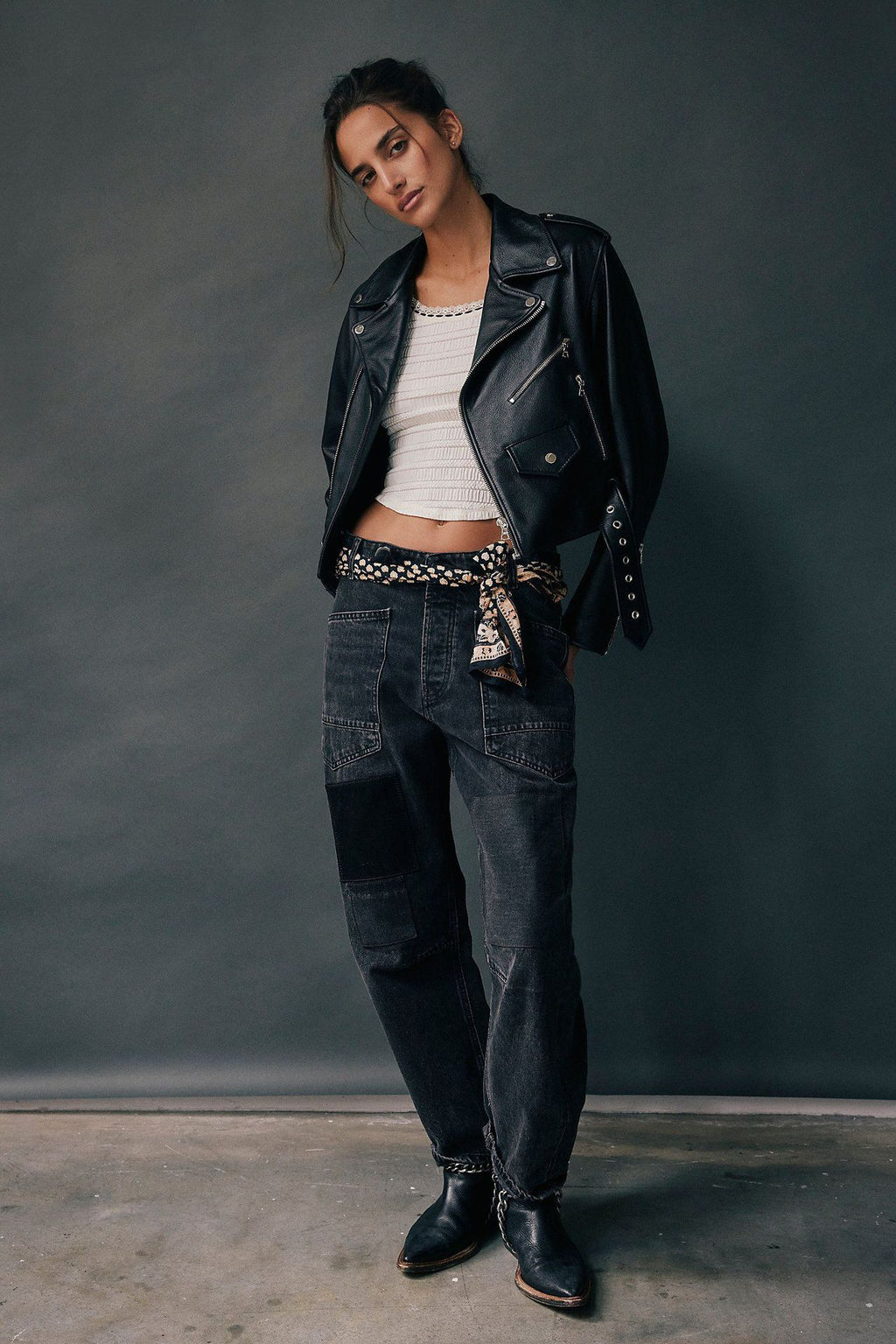 New Washed Pants With A Drawstring