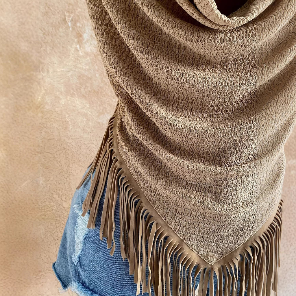 Neck Hanging Sleeveless Maxi Backless Tie Up Top
