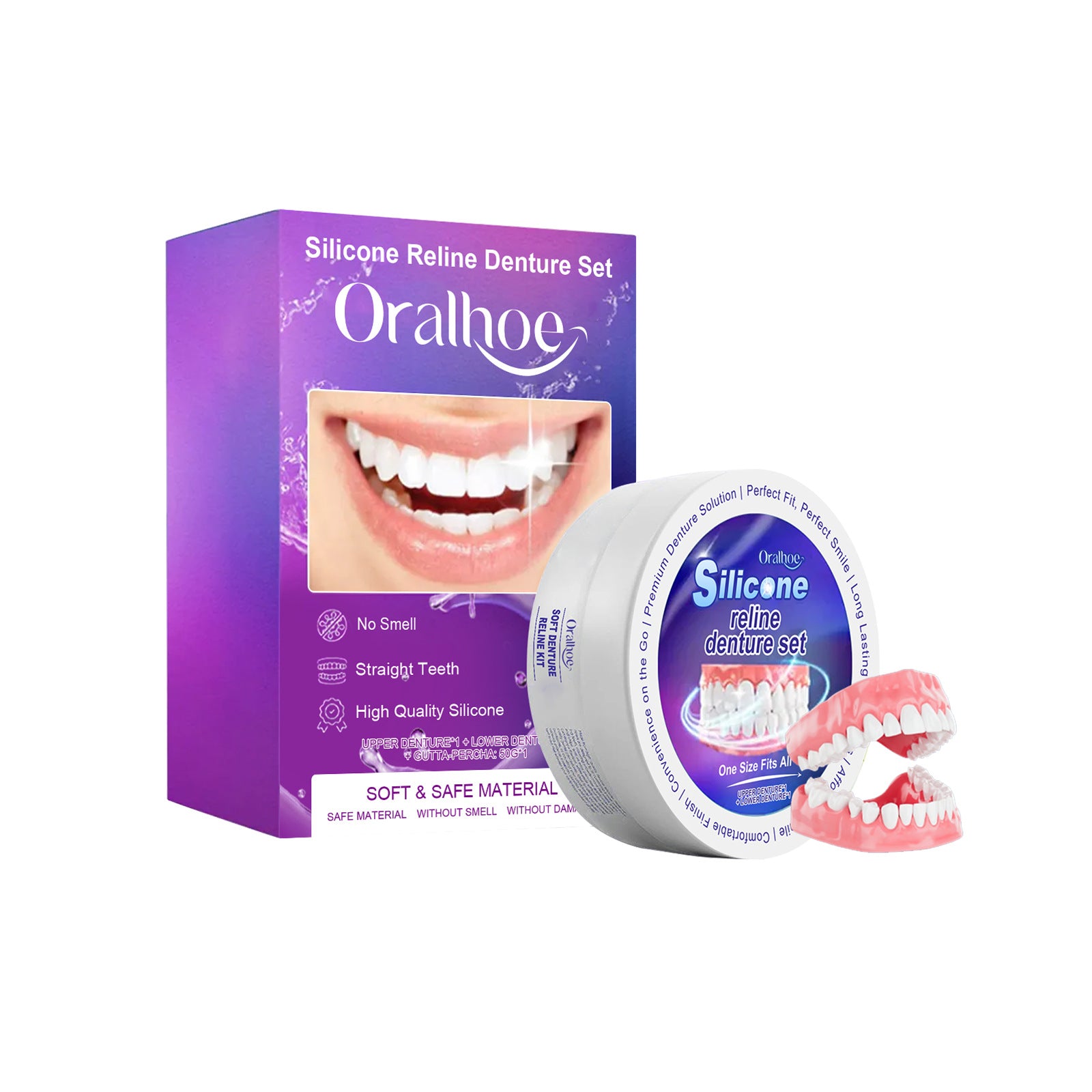 Modified Suit Beauty Modified Teeth Teeth Seam Natural Smile Comfortable Beauty Dentures