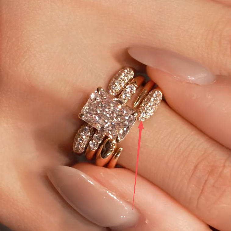 INS Luxurious And Versatile Ring With A Unique Personality-driven Designavailable As A Set