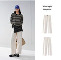Wide-leg Pants Womens Cool-feel Lyocell Pants Blue Womens Pants