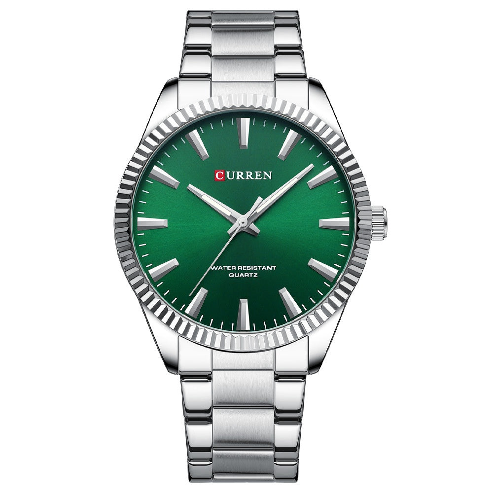 Business Mens Waterproof Round Pin-Strap Watch