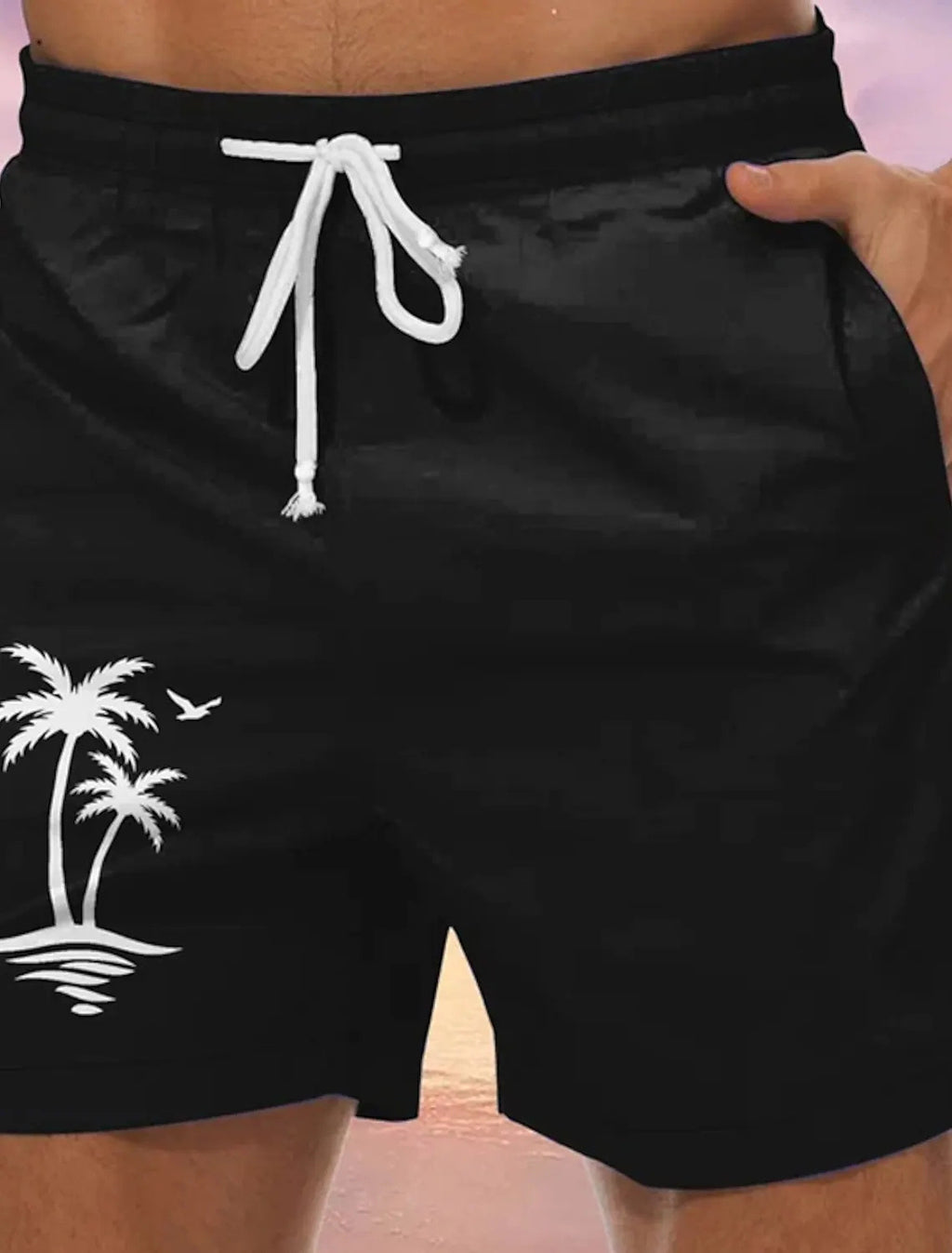 Men Swimming Beach 3D Printed Casual Holiday Bohemian Shorts
