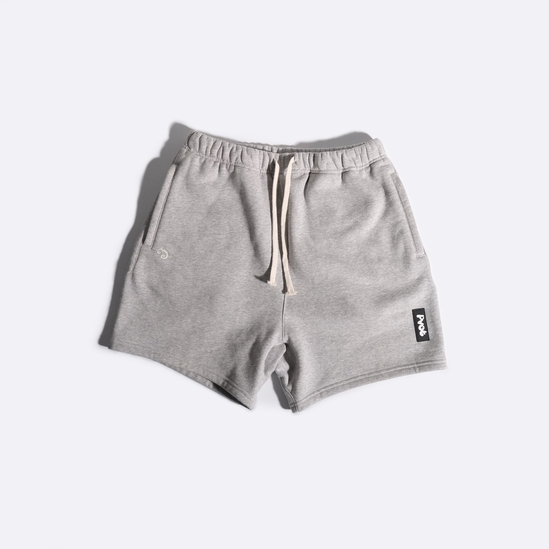 Solid Color Loose Bottom Crotch Shorts Men