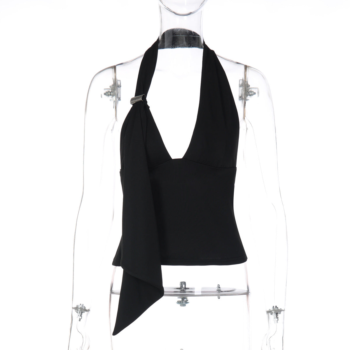 Women's Pure And Alluring Halter-neck Hollow-out Camisole