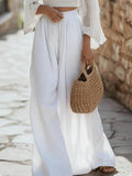 Women's Loose-fitting Solid-color Thin Casual Pants