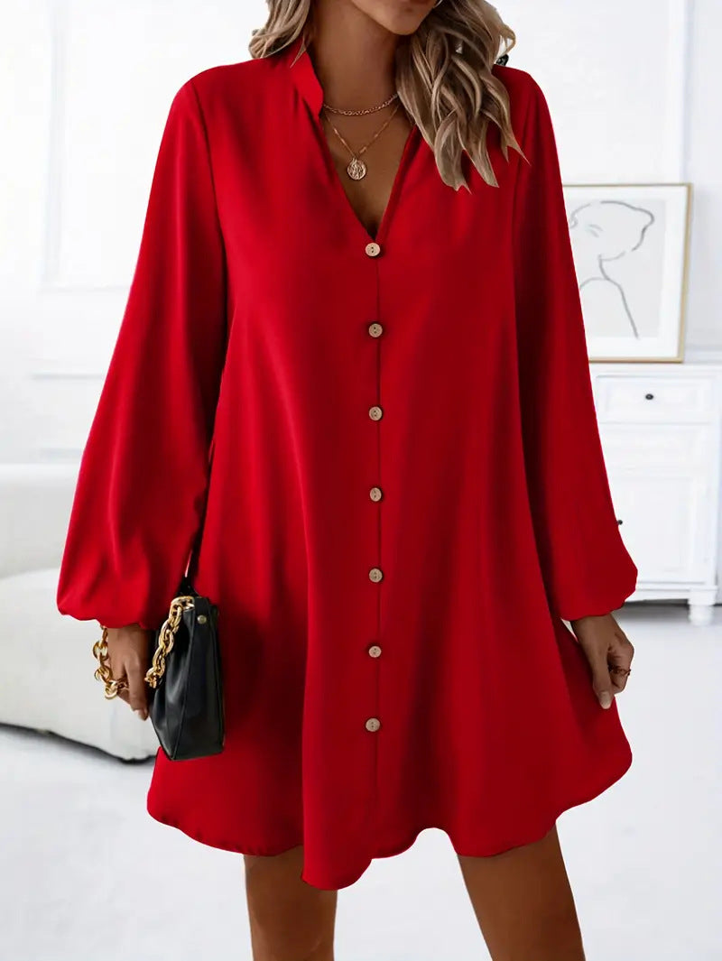 New European And American Long Sleeved Dresses