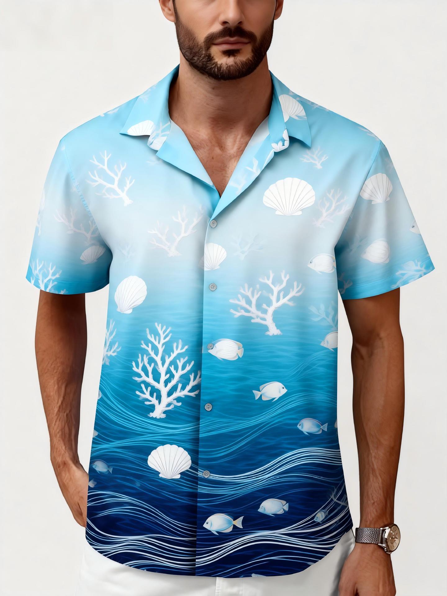Men's Printed Casual Fashion Short-Sleeve