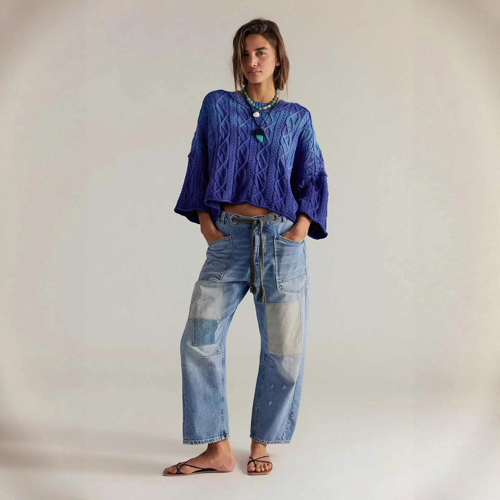 New Washed Pants With A Drawstring