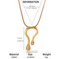New U-shaped Fairy Clavicle Necklace