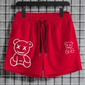 Cotton Printed Bear Shorts For Men