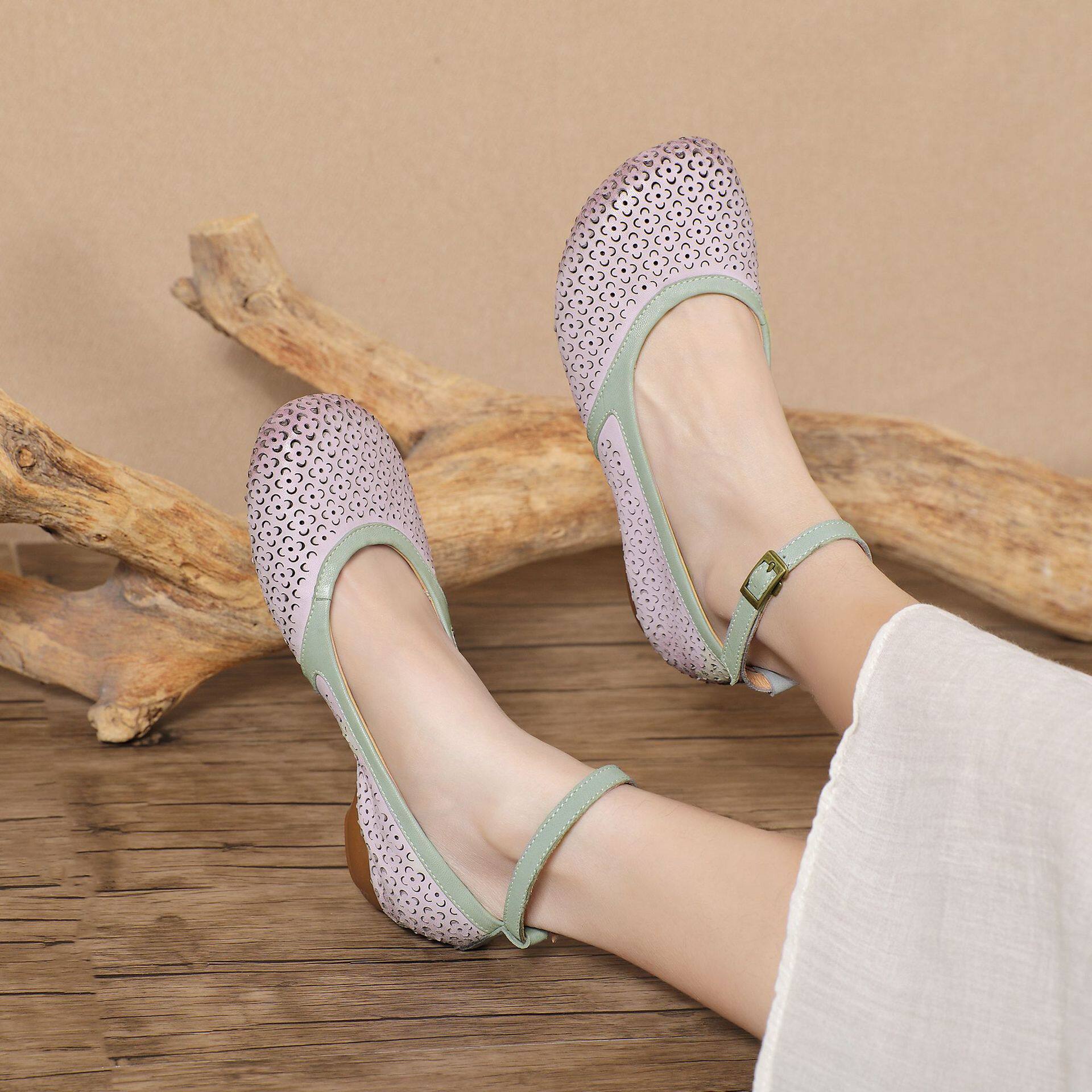 Summer New Handmade Mom Shoes