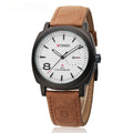 Neutral Small-dial Matte Leather Watch
