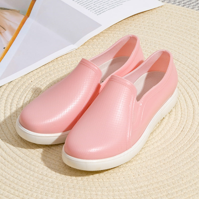 Low-cut Rain Shoes Women's Rain Boots Fashionable