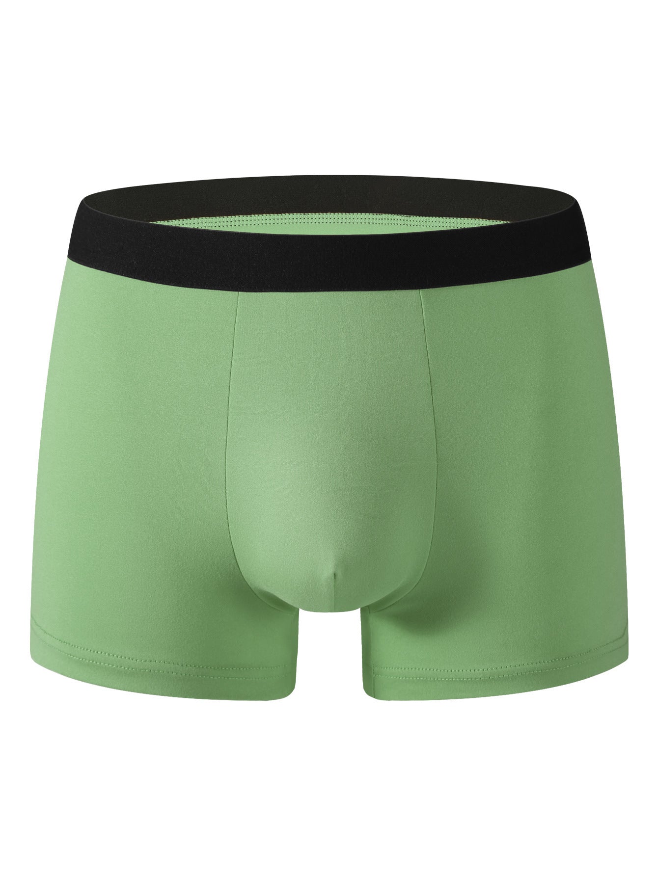 Mens Solid-color Boxer Briefs For Sports