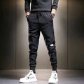 Quick-Drying Autumn Casual Mens Stretch Slim-Fit Korean-Style All-Match Ankle-Tied Sweatpants