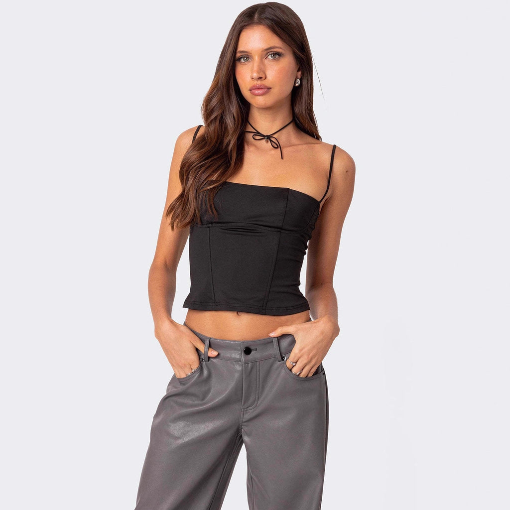 Sleeveless Slim-fit Outerwear Top For Women