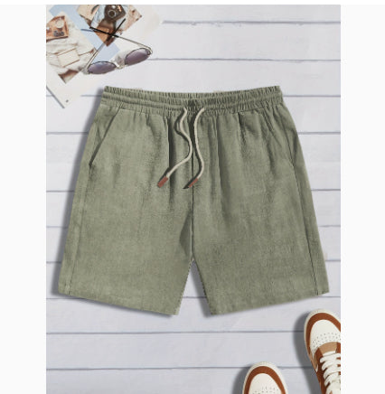 Thin Linen Shorts Men's Loose Casual Shorts