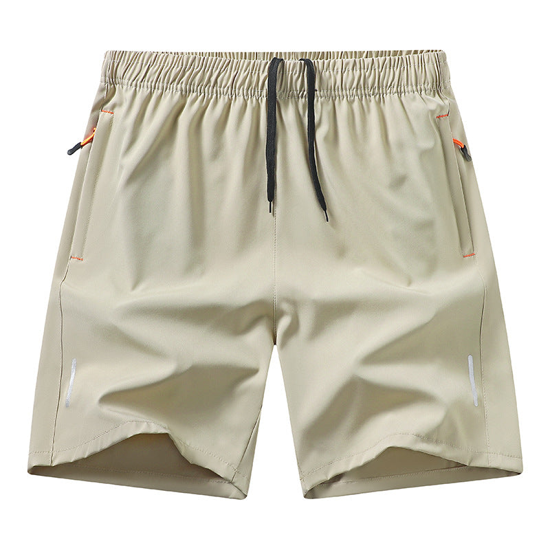 Ouma Summer Ice Silk Quick-drying Five-point Pants