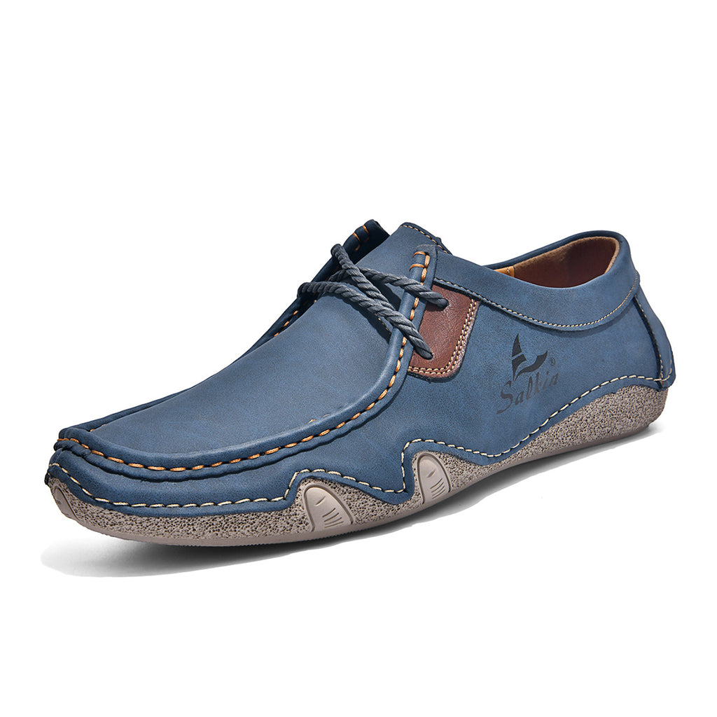 Men's Low-cut Casual Shoes With Front Laces