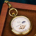 Starry Sky Open-Back Mechanical Pocket Watch