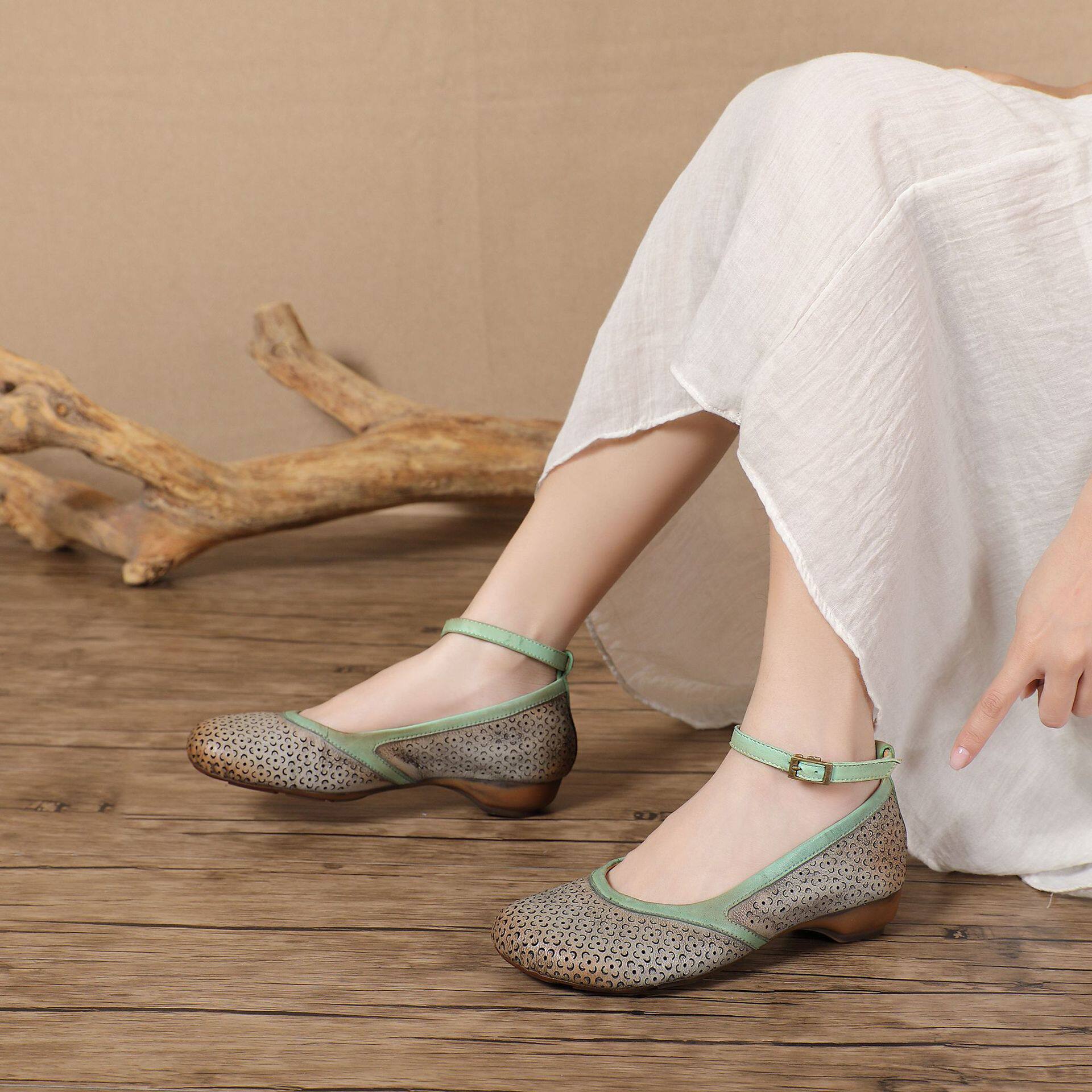Summer New Handmade Mom Shoes