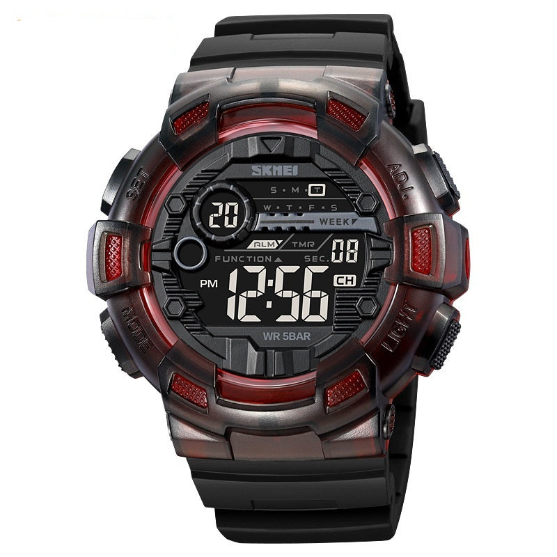 Multifunctional Mens Electronic Waterproof Luminous Sports Watch