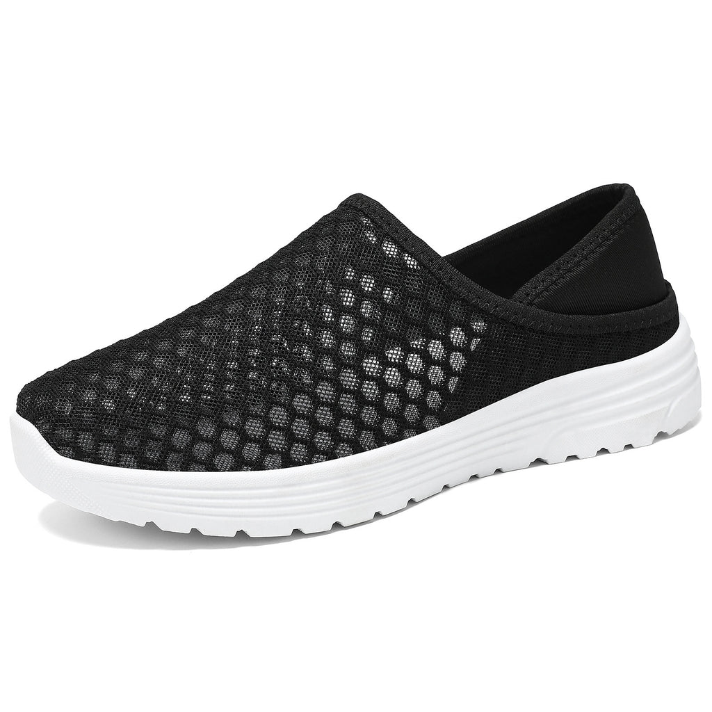 Large Size Lightweight Breathable Mesh Hole Half Slippers