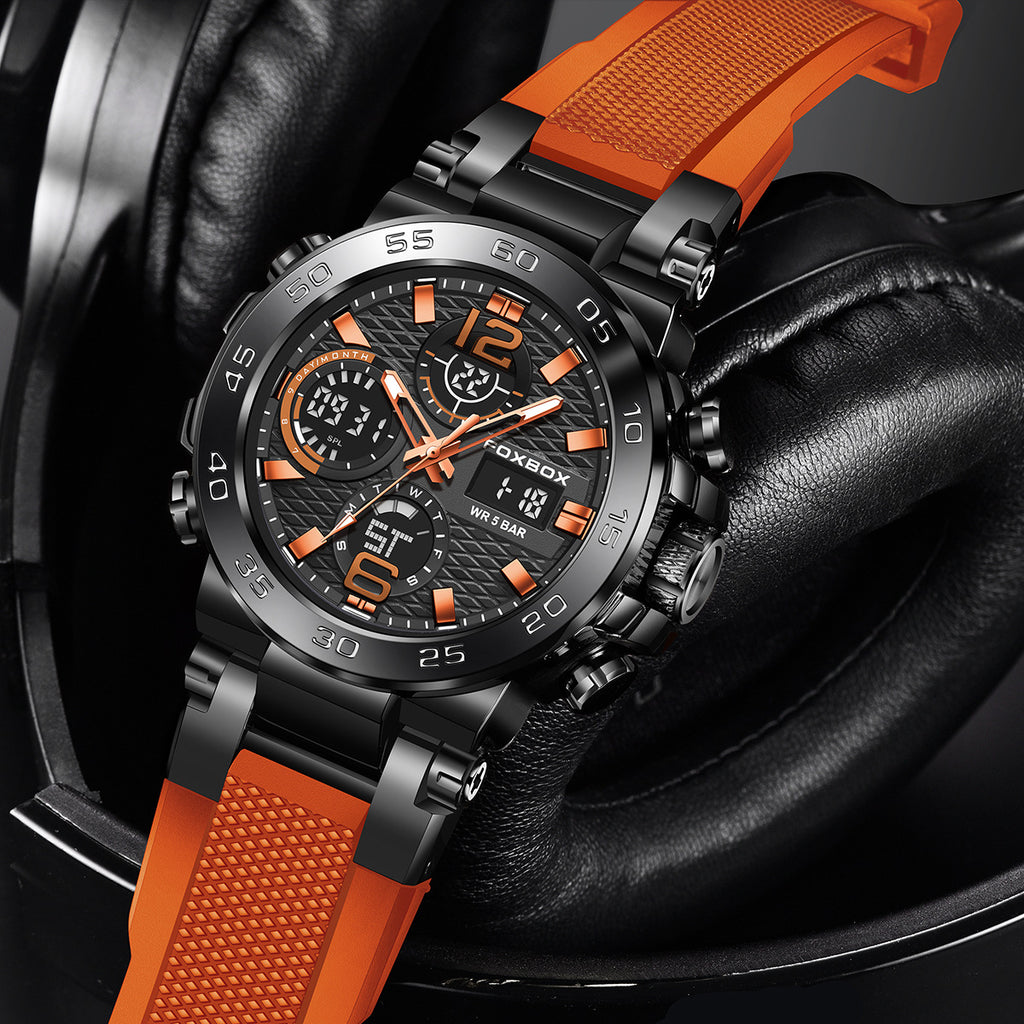 Multifunctional Stylish Sports Watch With Waterproof