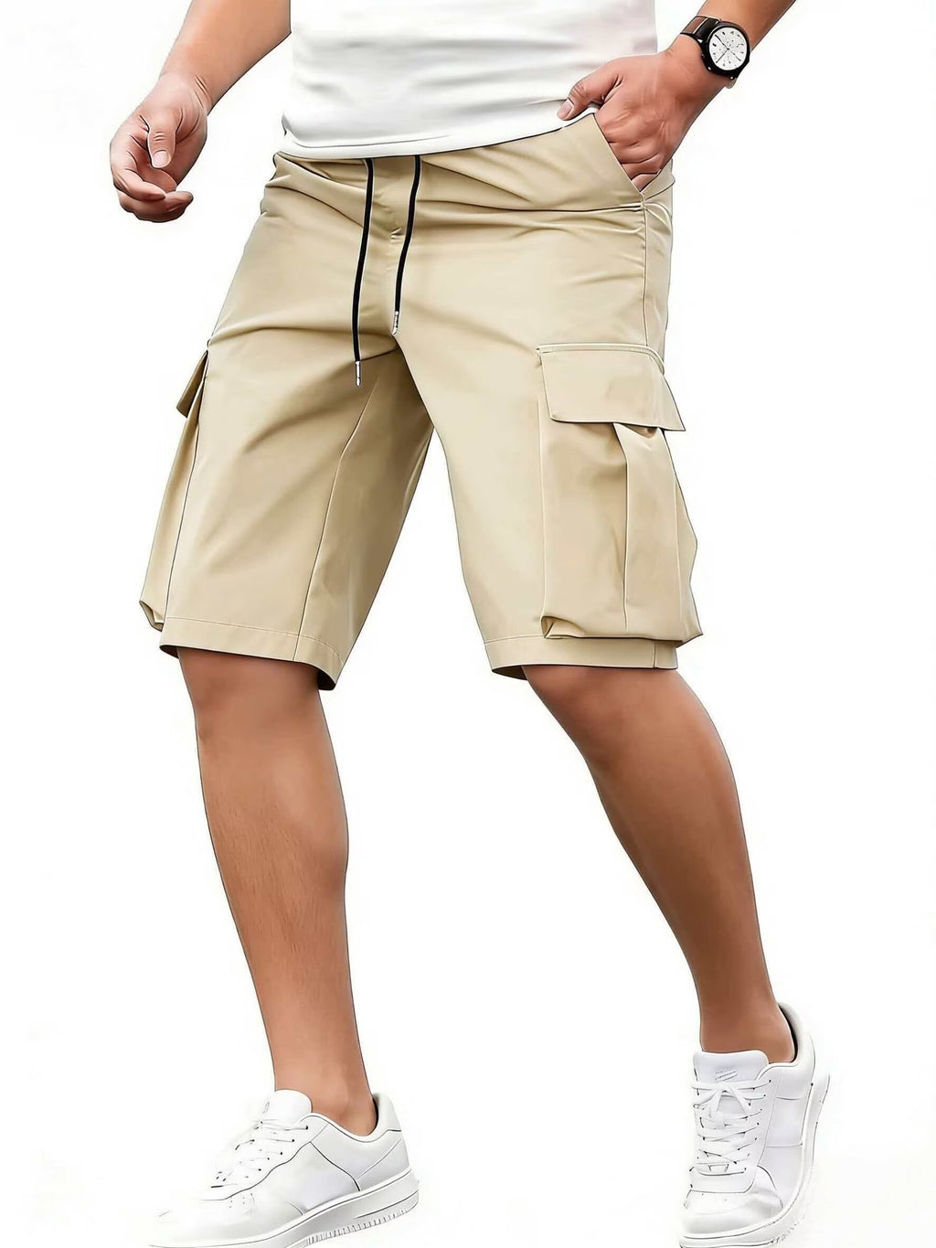 Men's Loose-Fit Casual Pants With Multiple Pockets