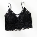 French-style Lace Mesh Camisole With Chest Pads Lightweight Outerwearbase Layer Top