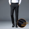 Draping Slim-fit Stretch Casual Pants For Men