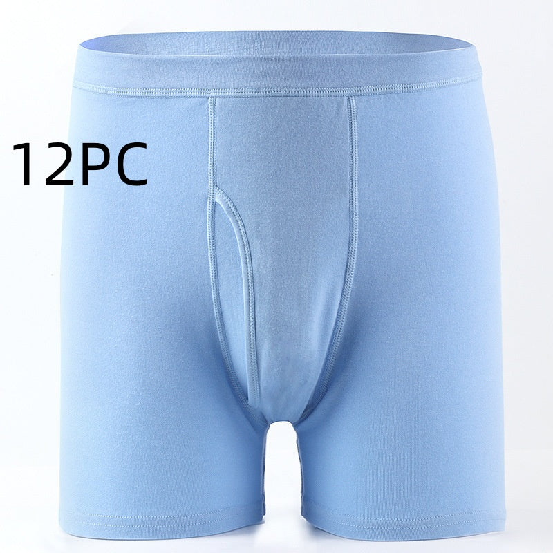 Men's Plus-Size Loose-Fit 100 Cotton Boxer Briefs