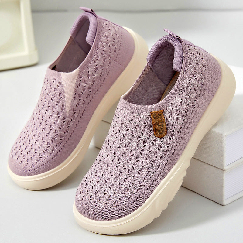 Versatile Spring Flyknit Breathable No-odor Casual Shoes