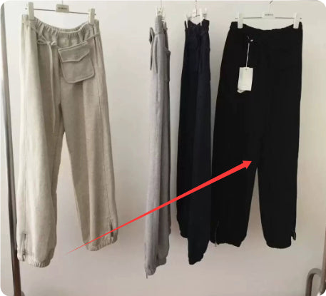 Pair With A Small Waist Bag Fleece-lined Korean-designed Intricately Detailed Vintage-style Casual Pants