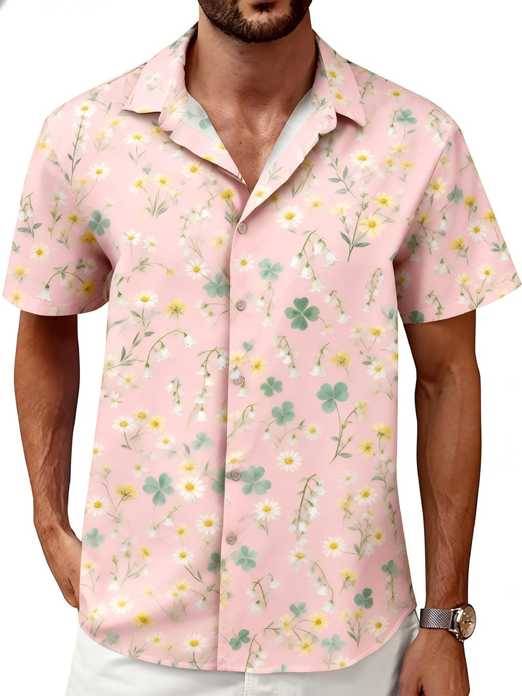 Men's Printed Casual Fashion Short-Sleeve