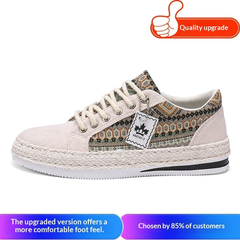 Trendy Lightweight Comfortable Soft-soled Canvas Shoes For Teens