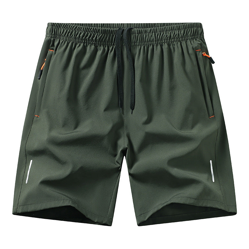Ouma Summer Ice Silk Quick-drying Five-point Pants