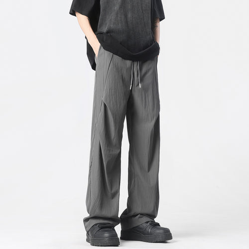 Design Draping Wide-leg Pants Straight-leg Casual Trousers