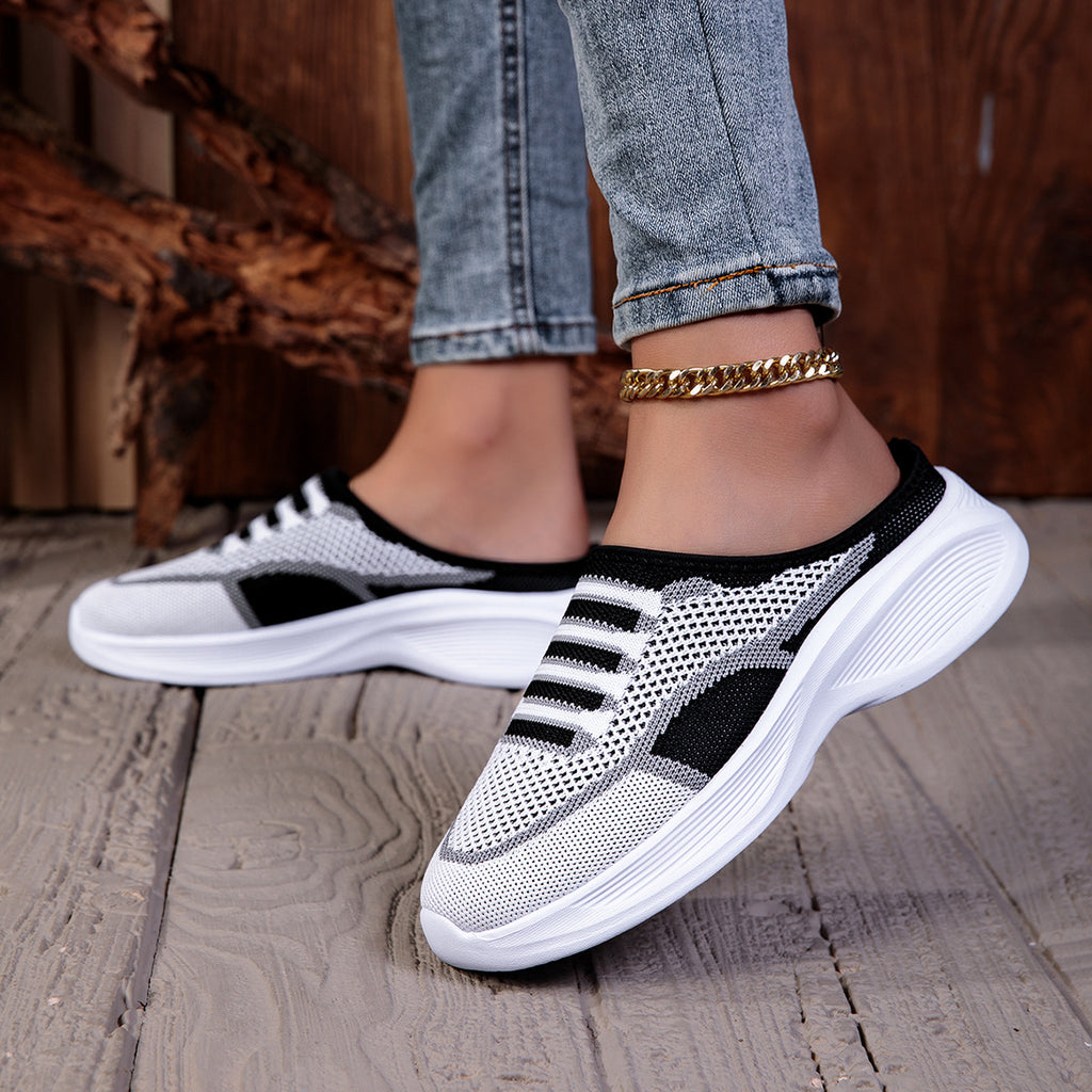 Flyknit Casual Slip-On Mesh Womens Shoes