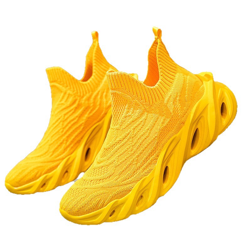 New Summer Flyknit Mesh Breathable Soft-Soled Sock Shoes