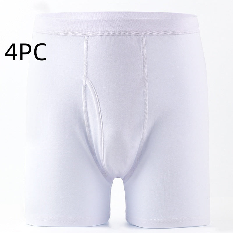 Men's Plus-Size Loose-Fit 100 Cotton Boxer Briefs