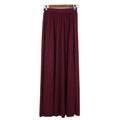 European And American Fashion Solid Color Long Skirt