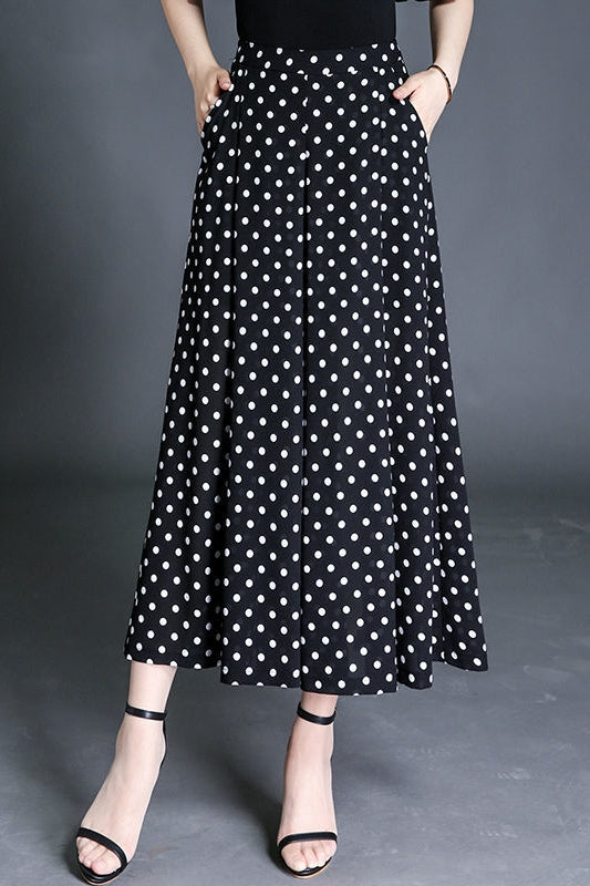 Skinny High-waisted Thin Drape Cropped Trousers