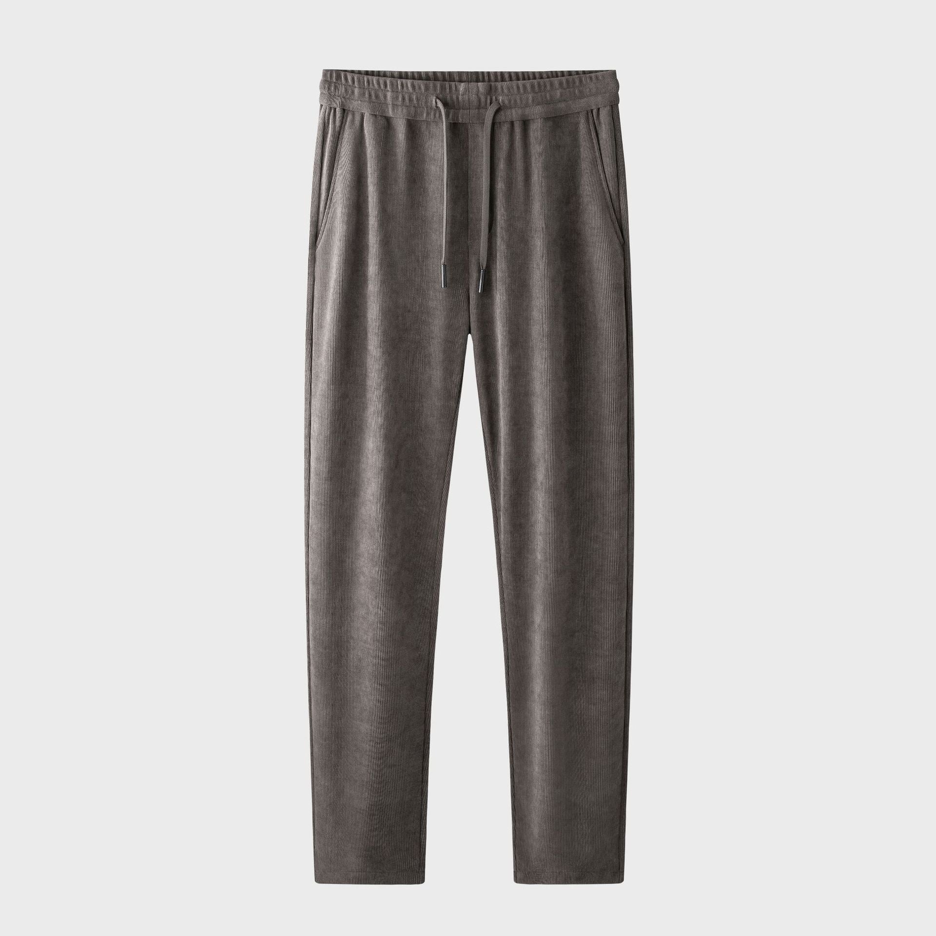 Men's Corduroy Straight Pants Loose Casual Pants