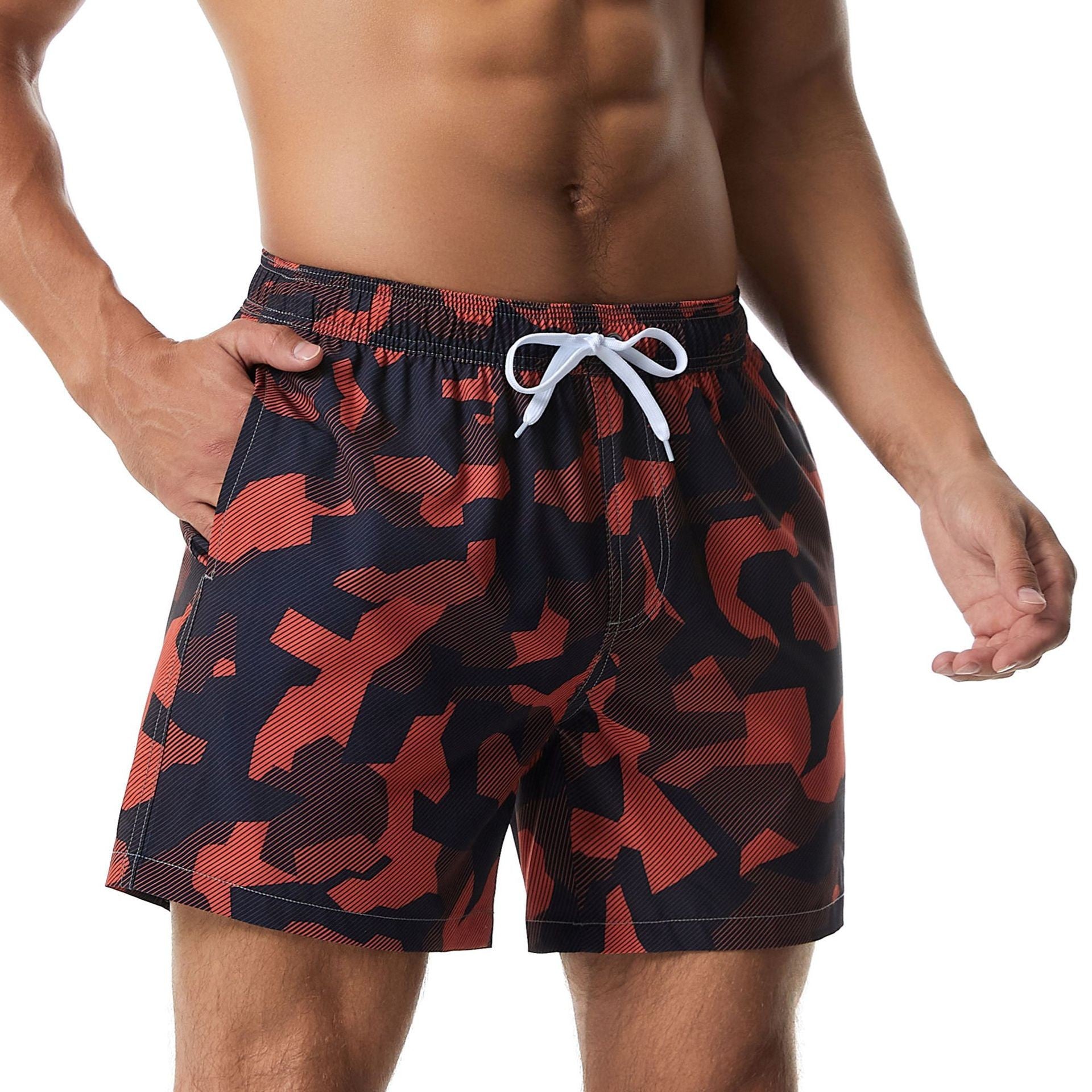 Summer Men Shorts Cool Breathable Casual Versatile