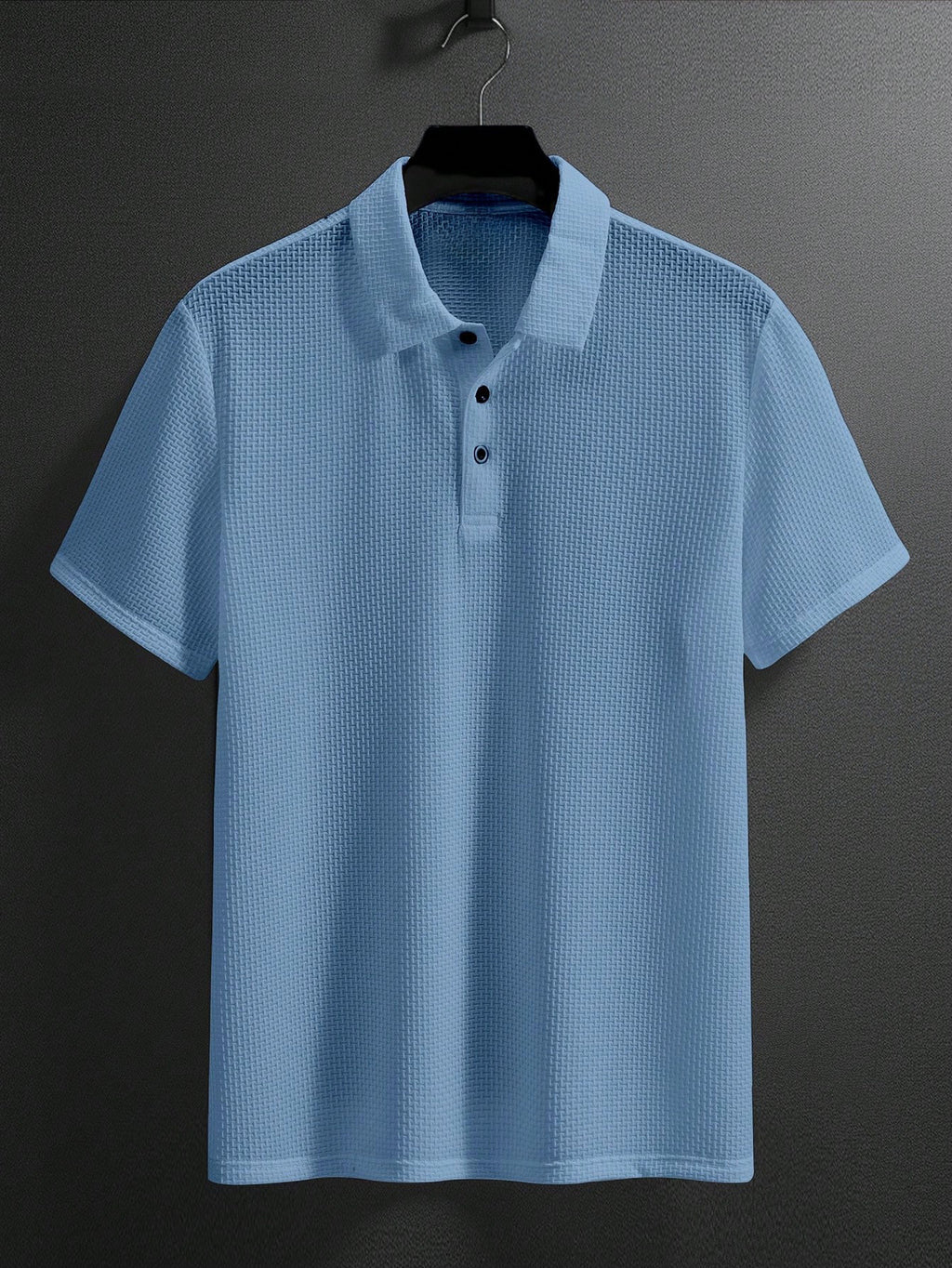 Men's Polyester Short-sleeve Polo Shirt