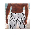 Mens Swim Trunks Beach Shorts With A Simple 3D Line Design  Perfect For Quick drying Summer Outdoor Activities