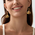 Vacation-style Earrings For Women Natural Seashells Summer Beach Look
