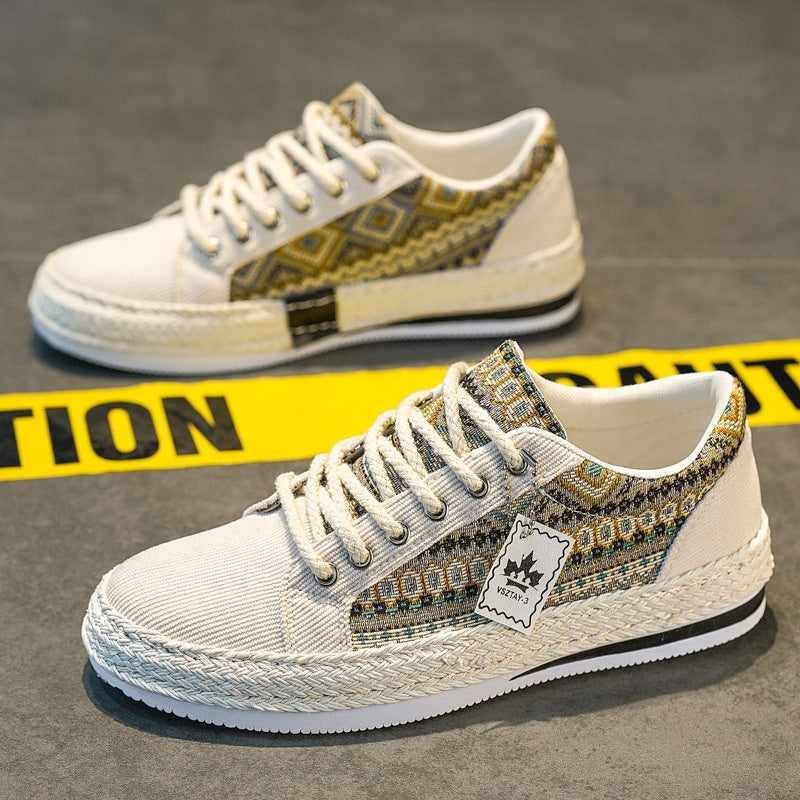 Trendy Lightweight Comfortable Soft-soled Canvas Shoes For Teens
